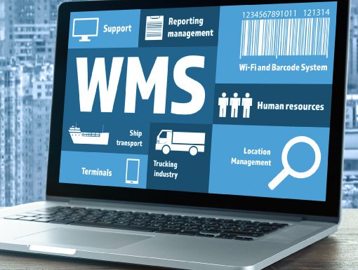 WMS on a laptop